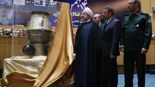 Payam-e Amirkabir, Nahid 1 satellites, Saman orbital transfer system unveiled by President


