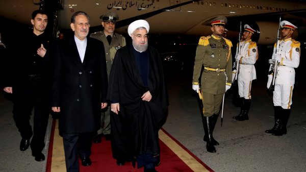 President Rouhani back in Tehran