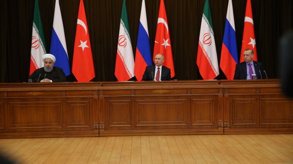 Iran, Russia, Turkey cooperation to continue for peace and stability of the region / We invite everyone to try to create lasting peace, stability in the region / The main purpose of this summit is to form the Syrian-Syrian National Congress