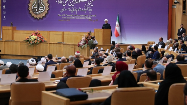 Development impossible without progress in humanities, Islamic sciences/ Intellectual, opinion differences must be recognised/Let's respect diversity, disagreements; pressure, mechanical unity perilous for society integrity/ US left alone in violating int'l commitments, JCPOA/JCPOA has achievements that can never be vanished by anybody/It's been one year since Trump trying to kill JCPOA; this means victory of law over dictatorship