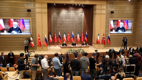 No country has the right to decide on Syria’s future/Syria's territorial integrity, national sovereignty, unity and independence must be respected by everyone/End of Syrian war a great celebration for the region/Syria and Iraqi nations foiled plots of world powers, including US, by defeating terrorist groups