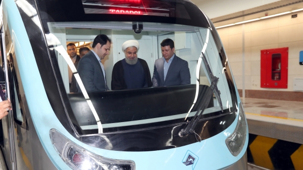 Mashhad Metro Line 1-2 link project officially start operation
