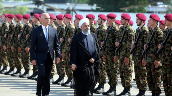 President arrives in Zürich