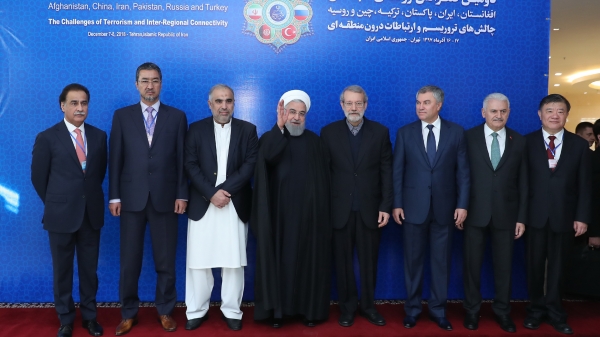 Iran, Afghanistan, Pakistan, Turkey, China, Russia parliament speakers conference begins
