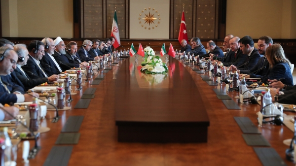 Iran determined to deepen ties with Turkey/ More effort needed to realise the $30bn target in Tehran-Ankara cooperation/ Iran, Turkey can invest in a transit route between East and West/ Stressing the need to accelerate formation of a single customs route
