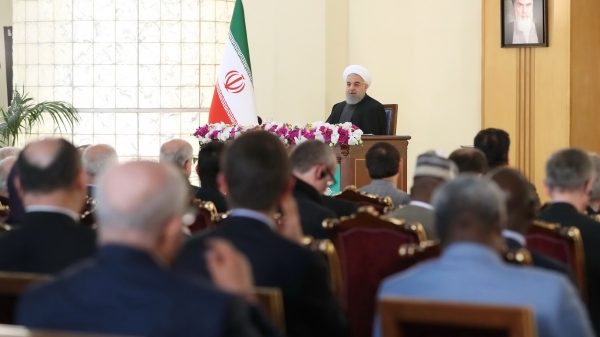 US seeking to pressurise Iranian nation; but our people more united than ever/Security won’t be guaranteed in Palestine unless Palestinians return to their land/Moderation, respecting people’s vote the solution to resolving regional issues

