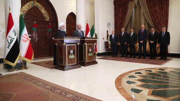In Iraq, we feel at home/ We’re willing to cement Tehran-Baghdad ties/ A more secure, stable Iraq makes more secure region