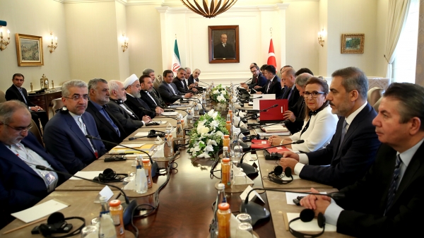 Tehran-Ankara ties amicable, strong, developing/ Iran-Turkey cooperation in ensuring security in common borders, region to promote/ Iran considers itself responsible to ensure regional waterways security

