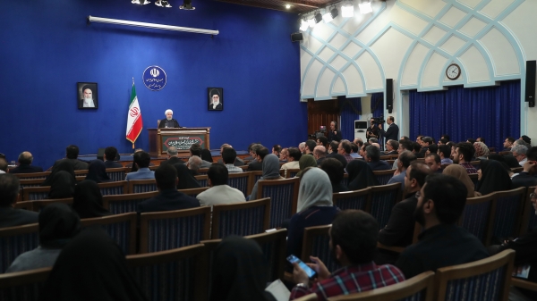 Enemies admit that we have handled somewhat critical situation with our patience, wisdom, steadfastness/ Employment displayed great record this summer/ Everyone withstood the psychological war, overcame the crisis/ Iran-UAE ties improving/ Iran seeks peace in region, not insecurity; We’re ready for negotiation

