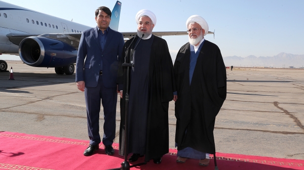 President arrives in Yazd Province

