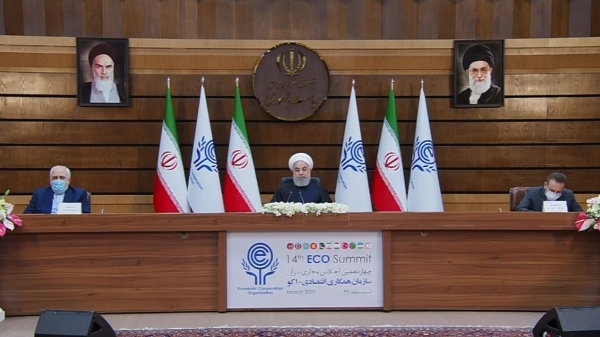 ECO constitutes a priority in the paradigm governing Iran’s regional and neighbourhood policies/ Intra-regional trade remains as low as less than 10 percent– totally unacceptable/ The return path to the JCPOA is straightforward; if the US government is determined to return, there is no need for negotiations

