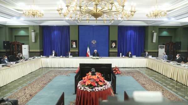 اطمینان می دهم حرکت دولت در راه منافع ملی ذره ای کند نخواهد شد/ در زمینه برداشتن تحریم و مهارکرونا همه تلاش خود را انجام خواهیم داد