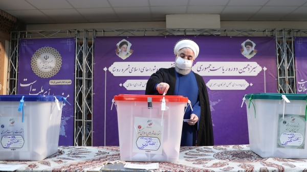 President casts his ballot, visits election headquarters

