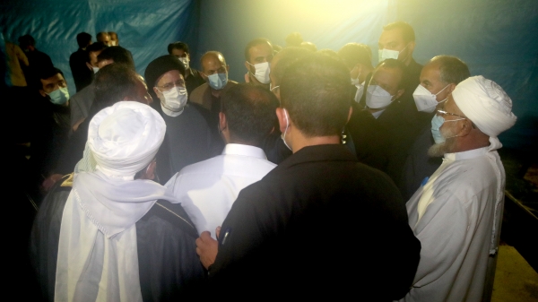 Ayatollah Raisi in a meeting with representatives of the Chabahar elites, scholars
