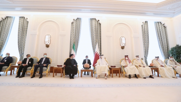 Ayatollah Raisi: The level of relations between Tehran and Doha must be improved in all areas/ Iran has always been a sincere neighbour and true friend of all countries in the region/ Emir of Qatar: We will not allow anything to hinder the development of relations with Iran
