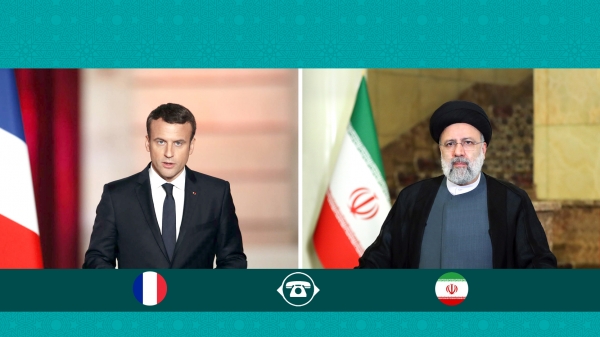 Dr Raisi: US sanctions against Iran detrimental to global economy/ Issuance of a resolution in IAEA undermined political trust/ Macron: France backs Iran's position in opposing military operations of some countries against Syria
