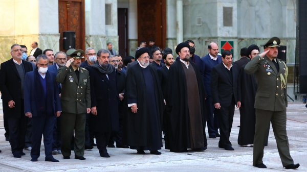 President, cabinet members renew allegiance with ideals of the great founder of the Islamic Republic of Iran
