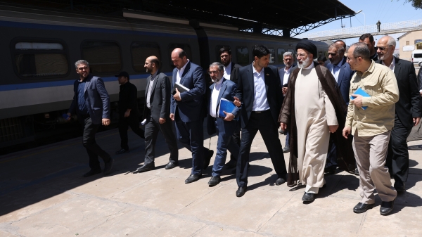 Inauguration of 70 km of Ahwaz-Andimeshk two-track railway project
