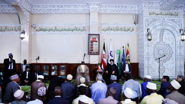 Plundering wealth, enslaving African people product of politics without spirituality/ Enemy threatens institution of family by promoting homosexuality as one of the ugliest perversions/ I hope this trip will lead to development of relations between Iran and African countries 
