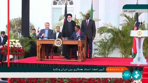 آیین امضای اسناد همکاری میان ایران و کنیا