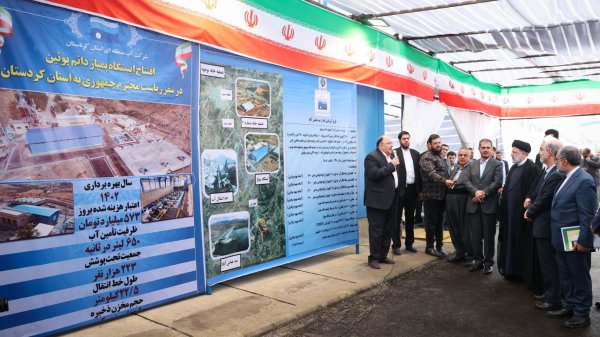 Permanent water pumping station of Baneh put into operation / Simultaneous operation of 9 other projects in the field of water and electricity with a credit amounting to 12.7 trillion tomans
