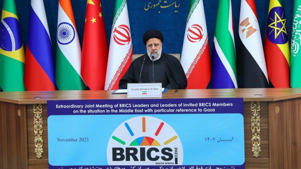 7 key suggestions to BRICS for playing role in stopping crimes of Zionists, helping people of Gaza/ Criminal Zionist regime a threat against regional, int'l peace, security/ Today, false Western values, slogans clear/ Western countries against ceasefire in Gaza have no credibility in world anymore/ Gaza great test of independent gov'ts for founding an int'l system based on humanity, justice
