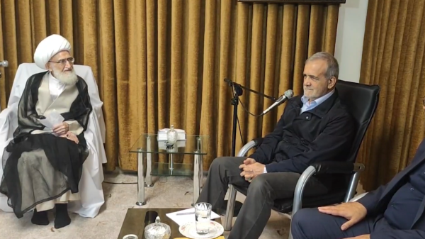 دیدار رئیس‌جمهور با آیت‌الله نوری همدانی 