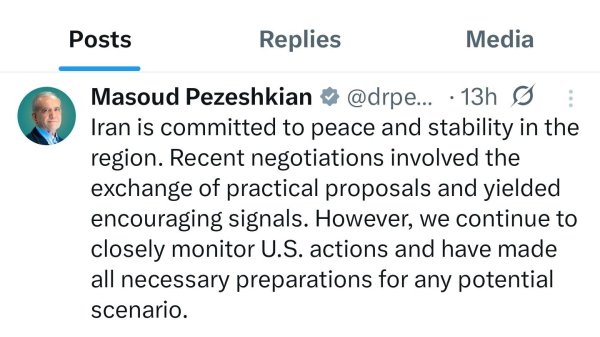 Le président iranien qualifie les négociations de prometteuses tout en évoquant des préparatifs pour tous les scénarios possibles