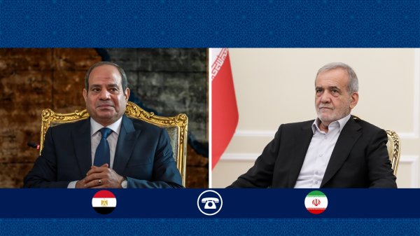 الرئيس بزشكيان يحذر من النوايا الأمريكية الصهيونية لتفكيك الدول الإسلامية الكبرى والسيسي يؤكد رفض مصر لزعزعة أمن واستقرار المنطقة
