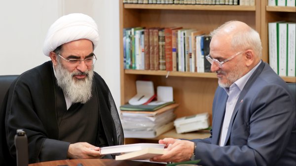 دیدار رئیس دفتر رئیس جمهور با آیت‌الله فاضل