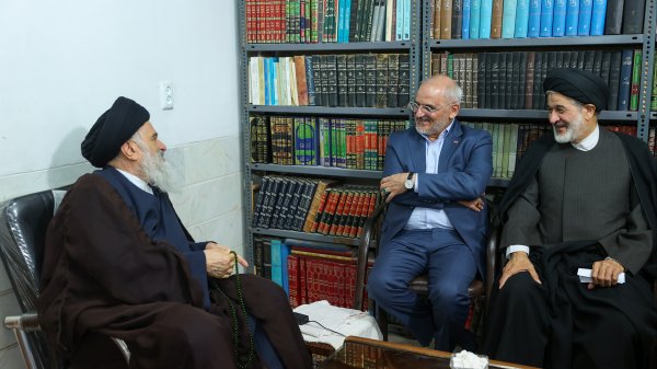 دیدار رئیس دفتر رئیس جمهور با آیت الله مددی