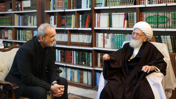 دیدار با آیت الله العظمی نوری همدانی