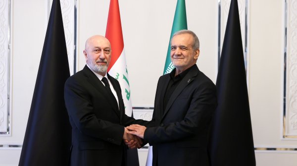 دیدار روسای جمهور ایران و عراق