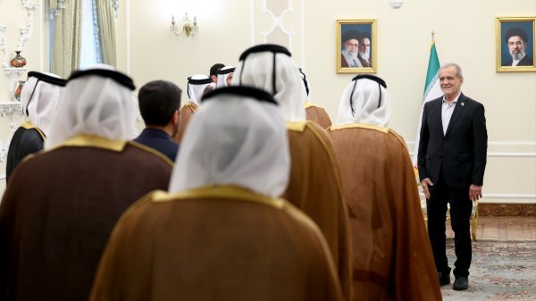 دیدار نخست وزیر و وزیر امور خارجه قطر با رئیس جمهور