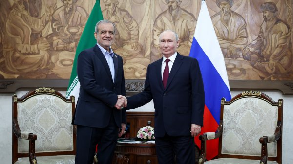 دیدار روسای جمهور ایران و روسیه