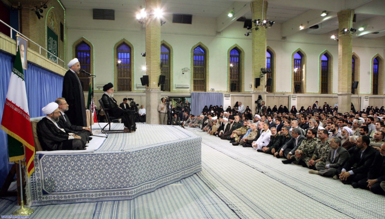 سخنان رییس جمهور در دیدار مسئولان، سفرای کشورهای اسلامی و جمعی از اقشار مختلف مردم با مقام معظم رهبری