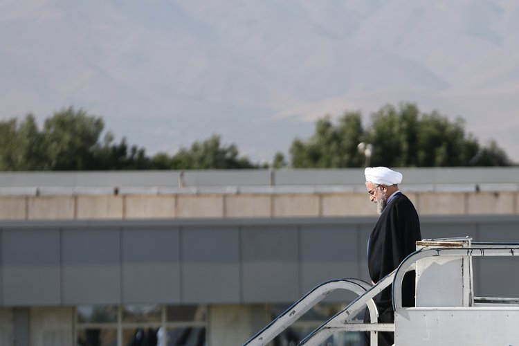 رییس‌ جمهوری وارد استان همدان شد