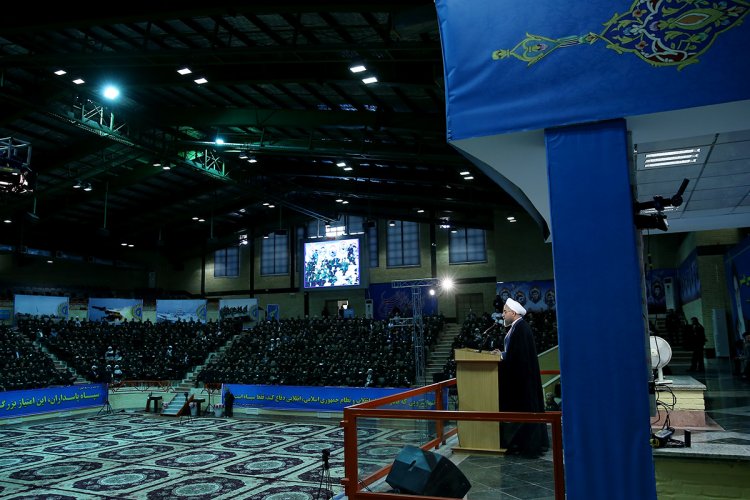 سپاه نگاهبان انقلاب و دستاوردهای آن است/ امروز هیچ ابرقدرتی قادر نیست برای جمهوری اسلامی تصمیم بگیرد؛ اجازه هم نخواهیم داد/ نیروی مسلح مردمی، بر هر قدرتی چیره خواهد شد/ موفقیت در مذاکرات، حاصل اقتدار دفاعی و دیپلماتیک بود / اقتصاد مقاومتی یعنی رسیدن به نقطه باز دارندگی اقتصادی