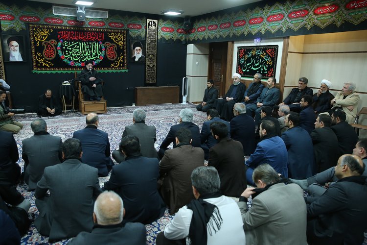 مراسم عزاداری سالار شهیدان حضرت اباعبدالله الحسین (ع) با حضور رییس جمهوری 