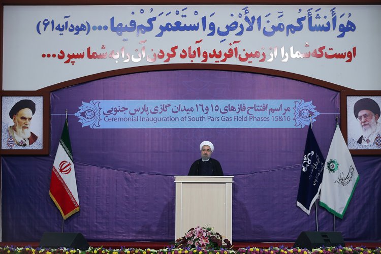 دولت مصمم است همه فازهای پارس جنوبی را تا سال 96 به پایان برساند / سال 95 با همت جوانان ایرانی سال رونق اقتصادی خواهد بود / بودجه‌ای که به مجلس خواهیم داد فقط 25 درصد متکی به نفت است / پروژه پارس جنوبی نماد همکاری صمیمانه دولت و دیگر نهادهای کشور از جمله سپاه است