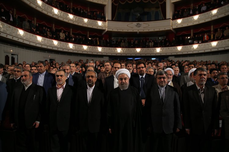 برگزاری آیین اختتامیه سی و سومین جشن کتاب سال با حضور دکتر روحانی