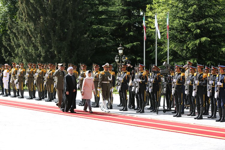 استقبال رسمی دکتر روحانی از رییس جمهوری کره جنوبی 