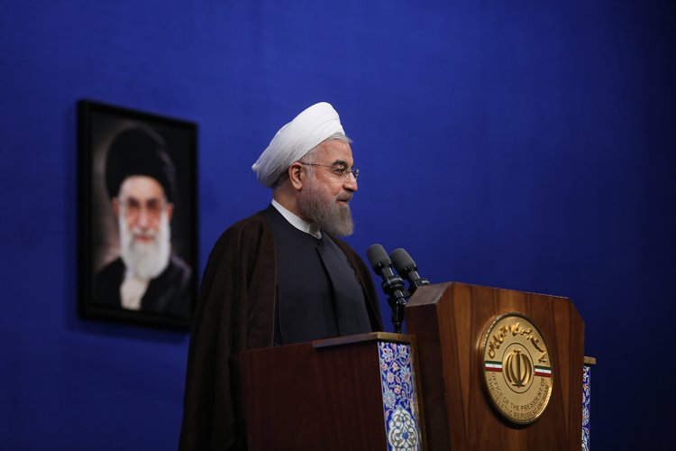 ضیافت افطار دکتر روحانی با جمعی از پاسداران انقلاب اسلامی و اعضای تیم حفاظت ریاست جمهوری