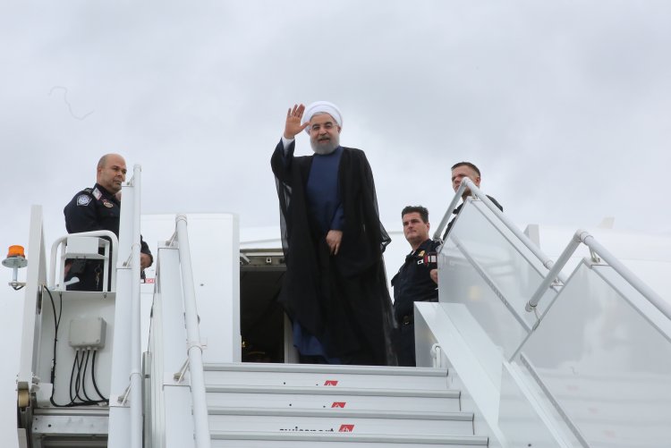 دکتر روحانی نیویورک را به مقصد تهران ترک کرد