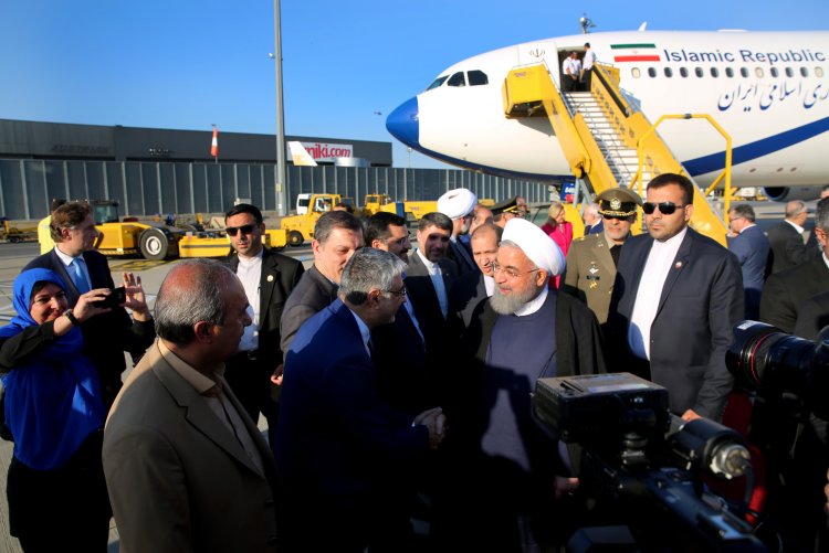 دکتر روحانی برای دیداری رسمی وارد وین شد


