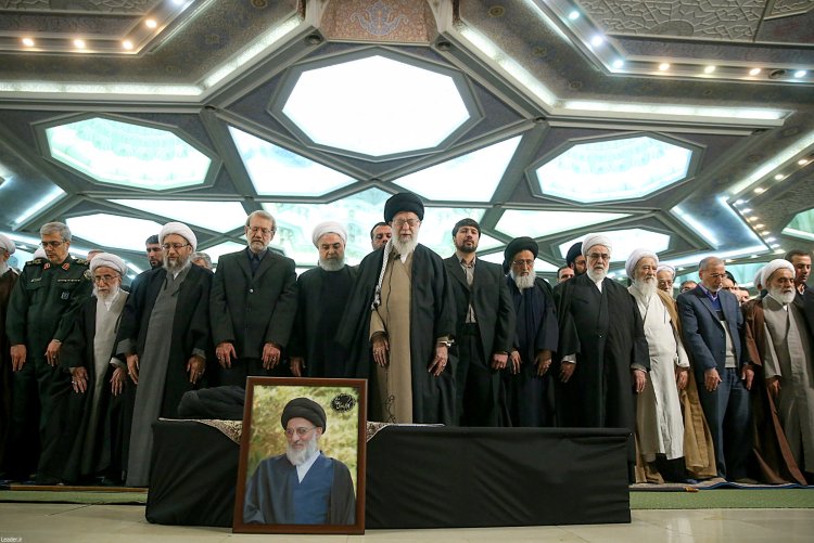 حضور دکتر روحانی و اعضای دولت در مراسم تشییع پیکر مطهر آیت الله هاشمی شاهرودی