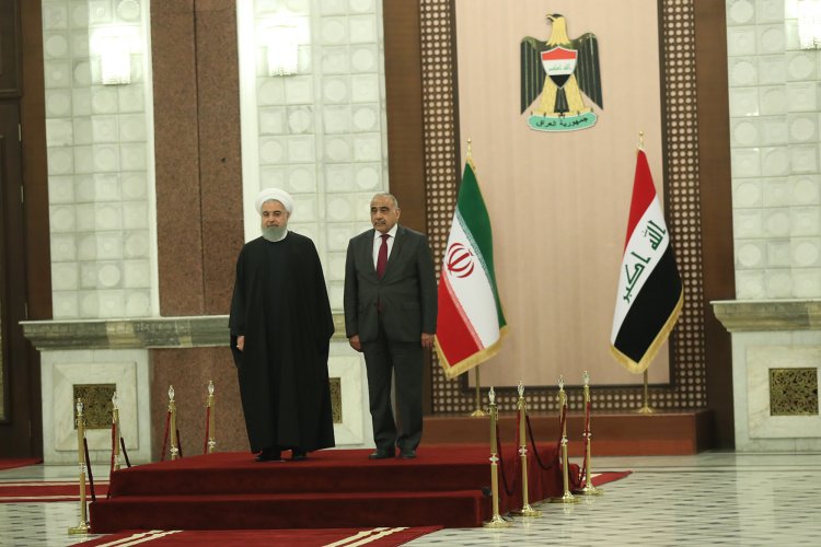 استقبال رسمی عادل عبدالمهدی از رئیس جمهوری اسلامی ایران

