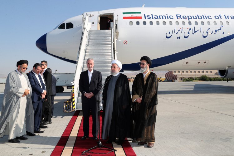 دکتر روحانی وارد تبریز شد