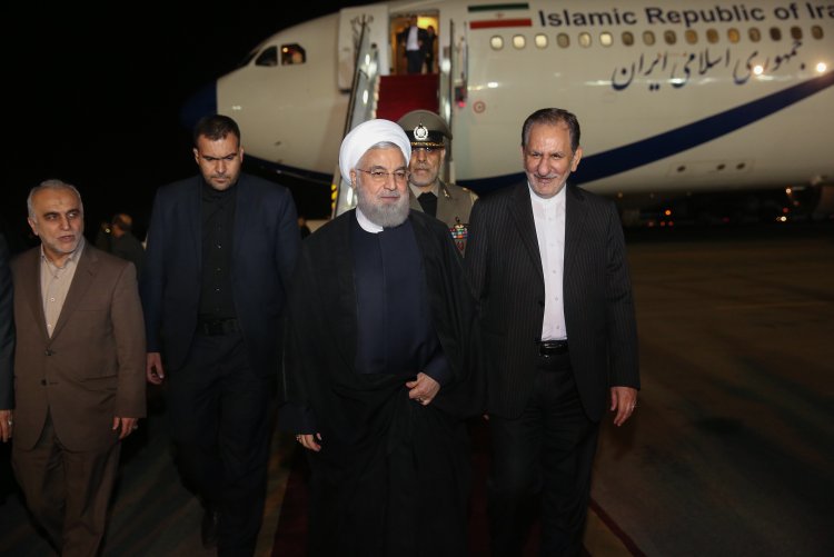 دکتر روحانی وارد تهران شد
