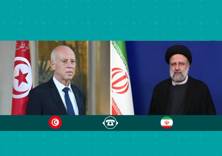 آیت‌الله رئیسی: آماده گسترش و تقویت همکاری‌ها با کشور برادر و مسلمان تونس هستیم/ تشکر قیس سعید از تلاش‌های دکتر رئیسی برای بهبود و تقویت همکاری‌ها و تعاملات ایران و تونس

